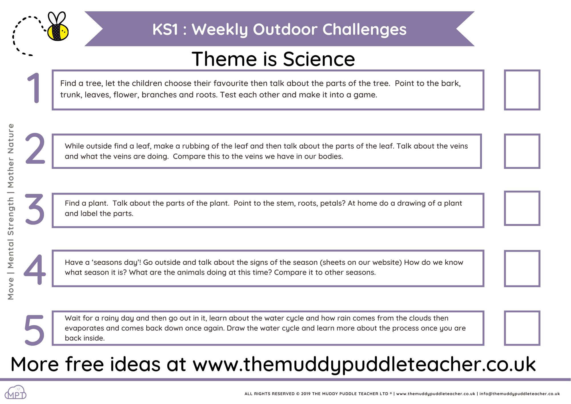 Daily Muddy Challenges (4) lockdown packs