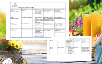 Early Years Planting Calendar