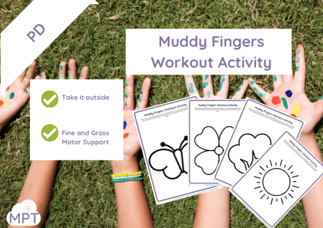 Outdoor Learning (6) Muddy Fingers Workout Activity