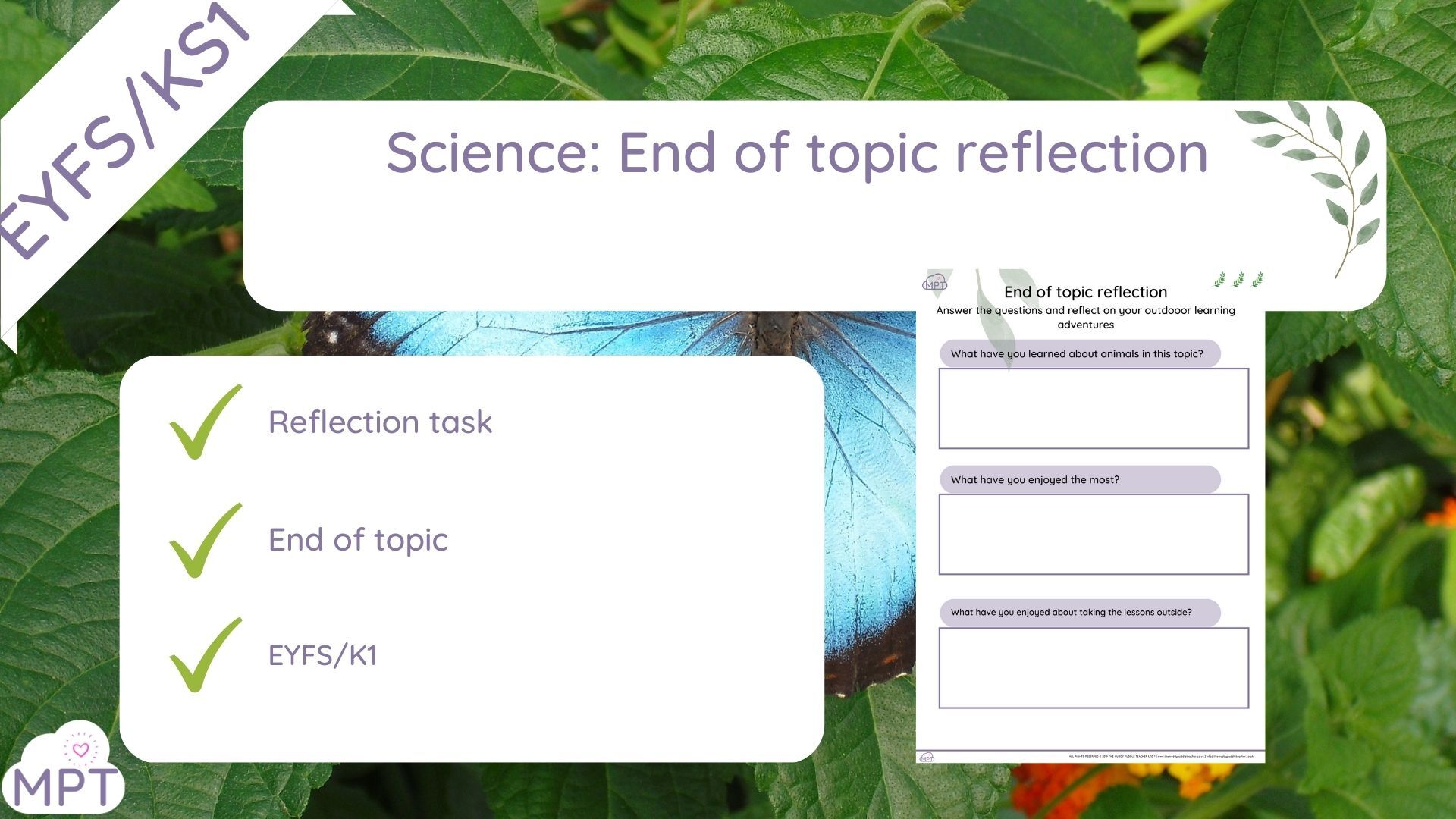 end of topic reflection form end of topic reflection form