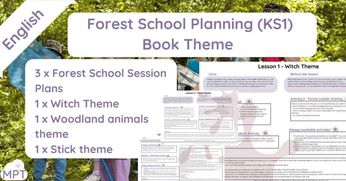 Forest School Planning (KS1) Forest School Planning (KS1) Book Theme
