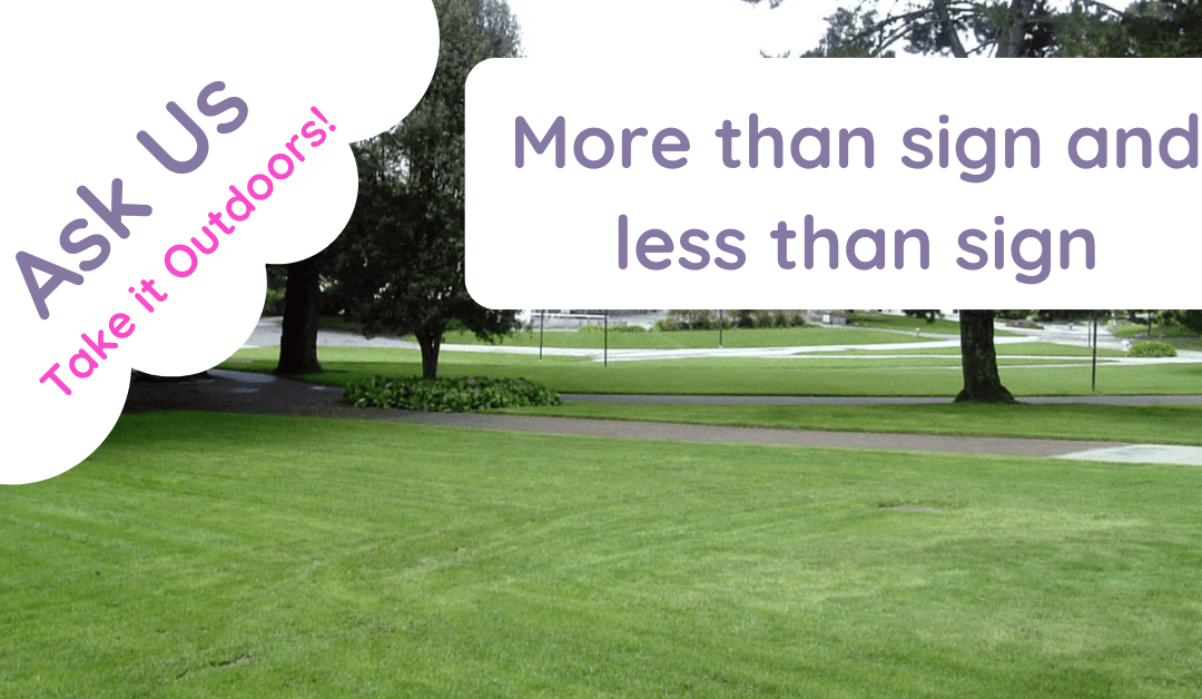 More than sign and less than sign