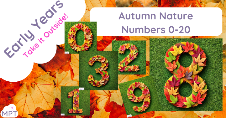 autumn nature numbers autumn nature numbers