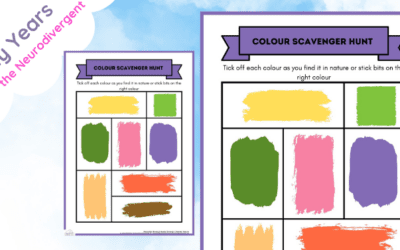 Outdoor Learning Colour Scavenger Hunt