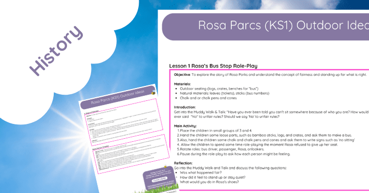 Rosa Parcs (KS1) Outdoor Lesson Ideas