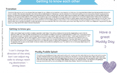 UKS2 Transition Ideas Pack