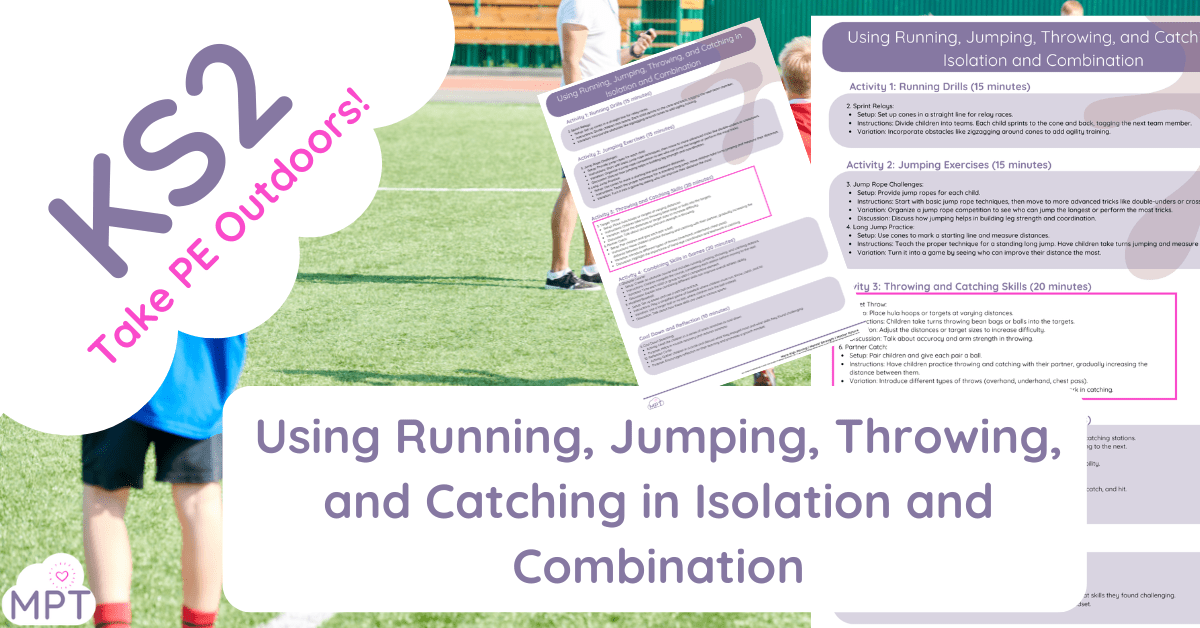 using runninng and throwing