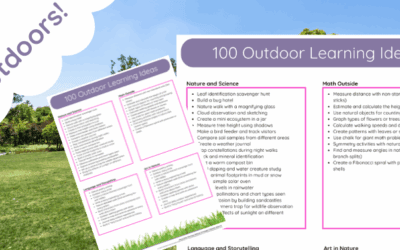 100 Outdoor Learning Ideas