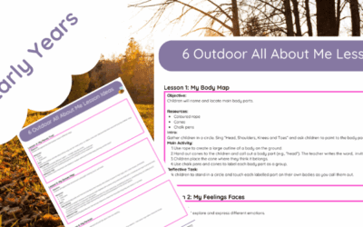 All About Me Lesson Ideas