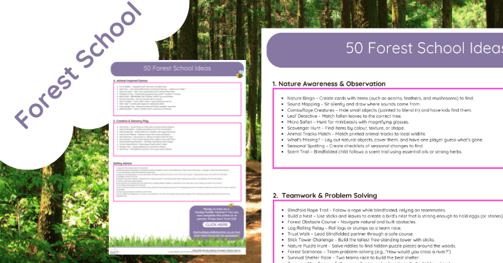 50 Forest School Games 50 Forest School Games