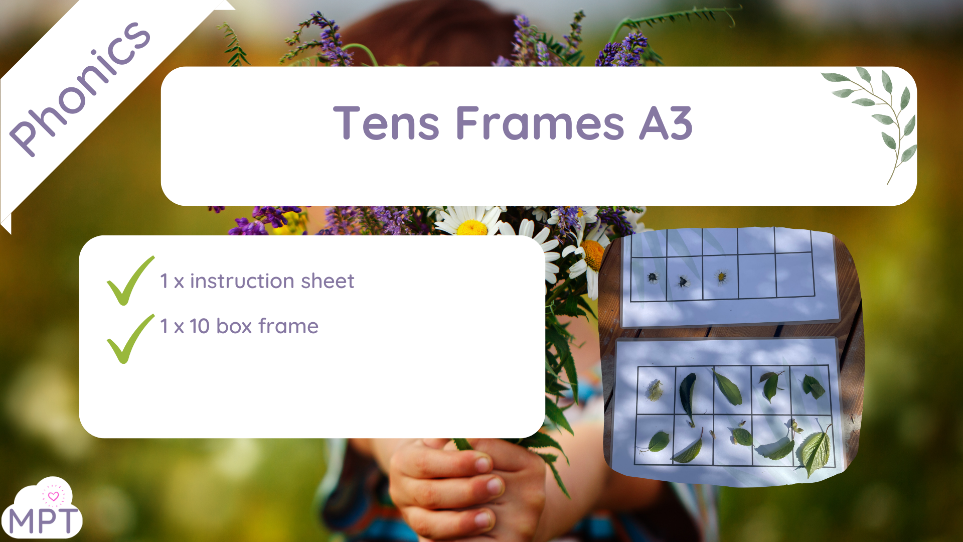 tens frame outdoors