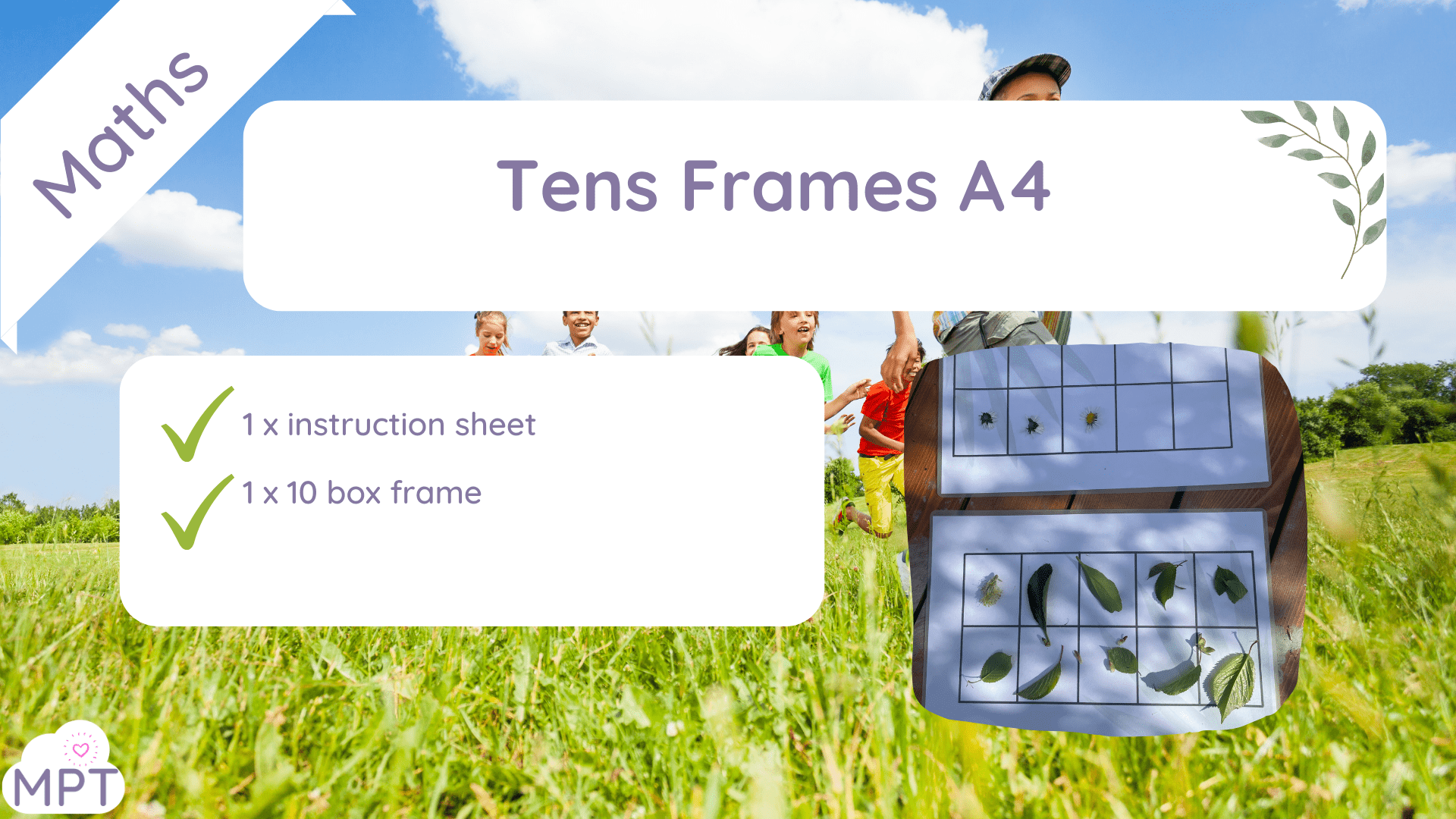 ten frame A4