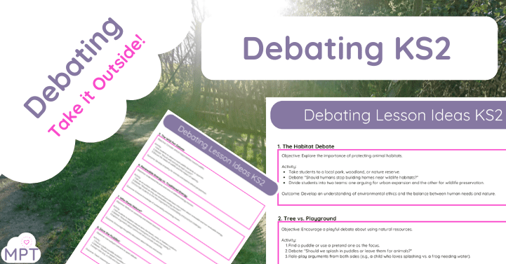 Debating Lesson Ideas KS2