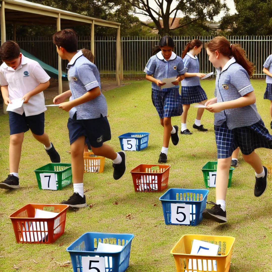 maths outdoor learning