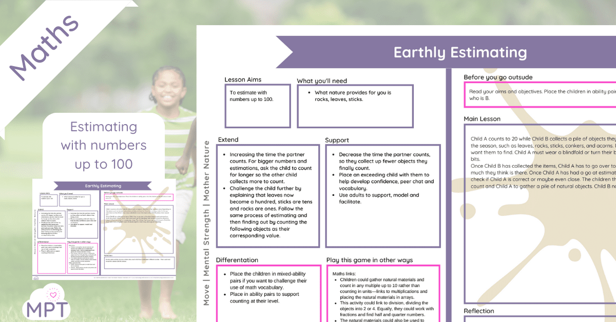 estimating outdoors