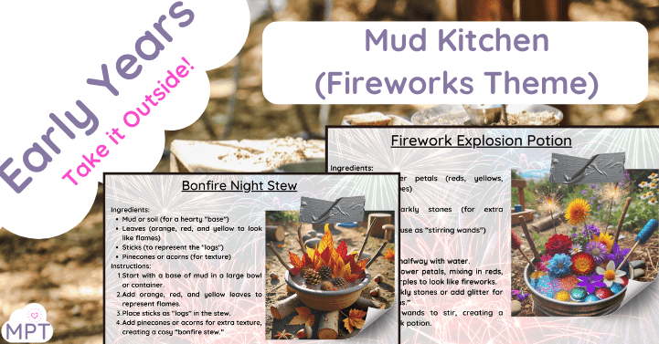 mud kitchen fireworks