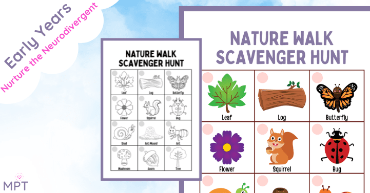 outdoor learning scavenger hunt