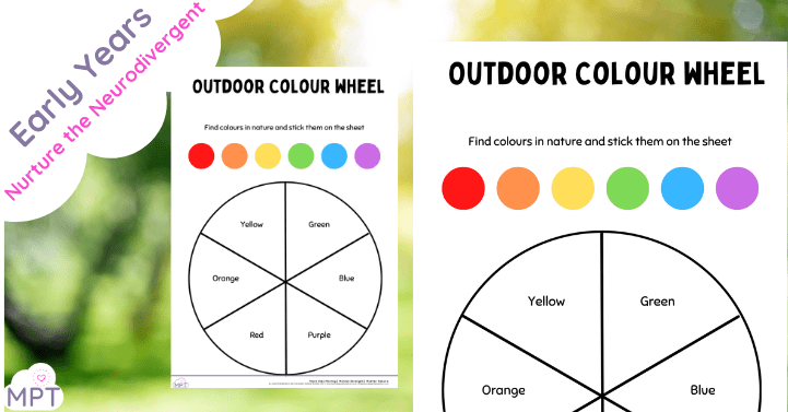 outdoor learning colour chart