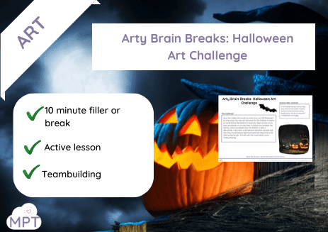 Arty Brain Breaks: Halloween Art Challenge