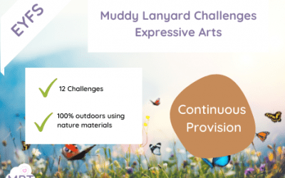 Muddy Lanyard Challenges (Art Outdoor Continuous Provision)