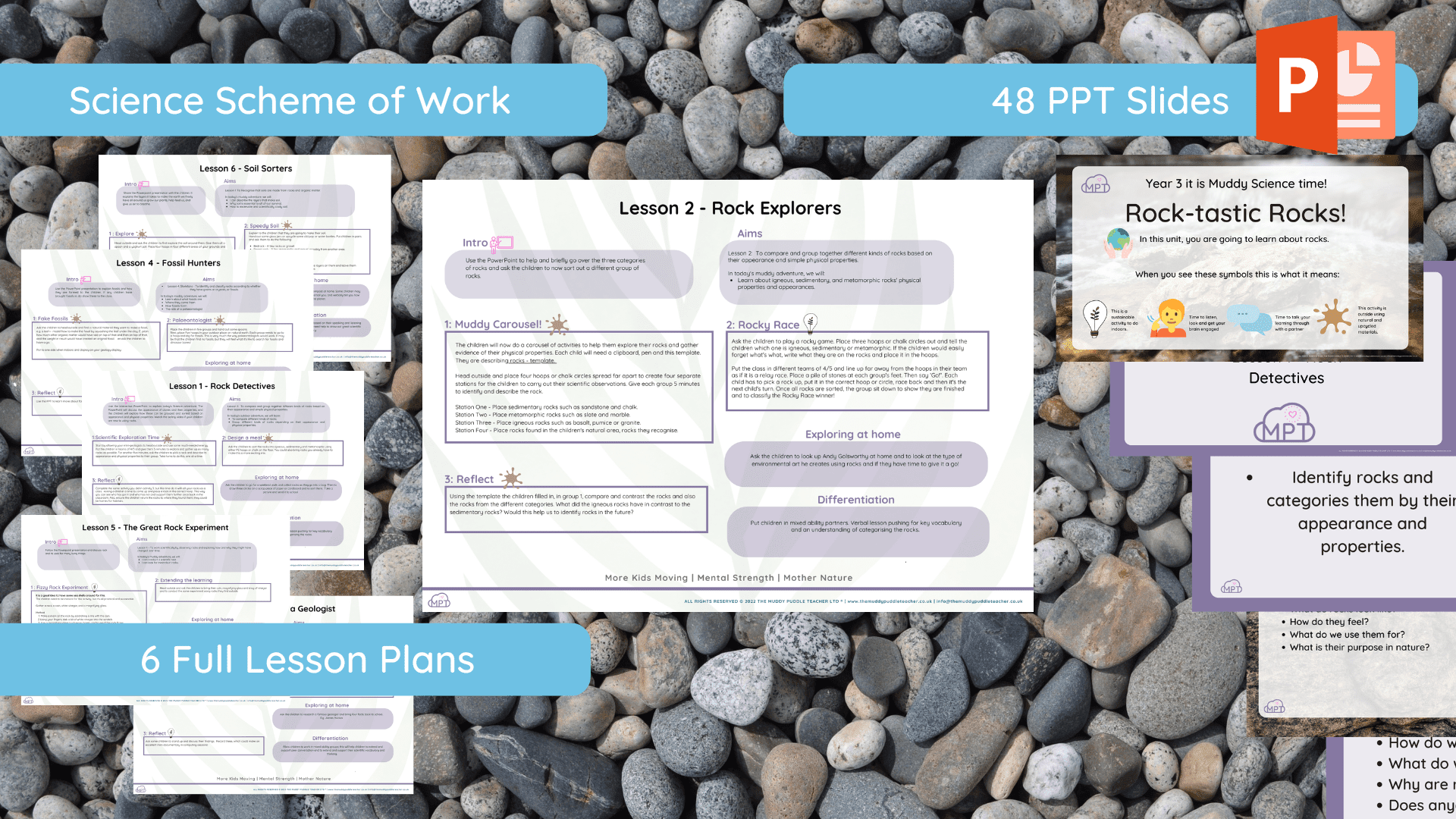 rocks year 3 schemes of work