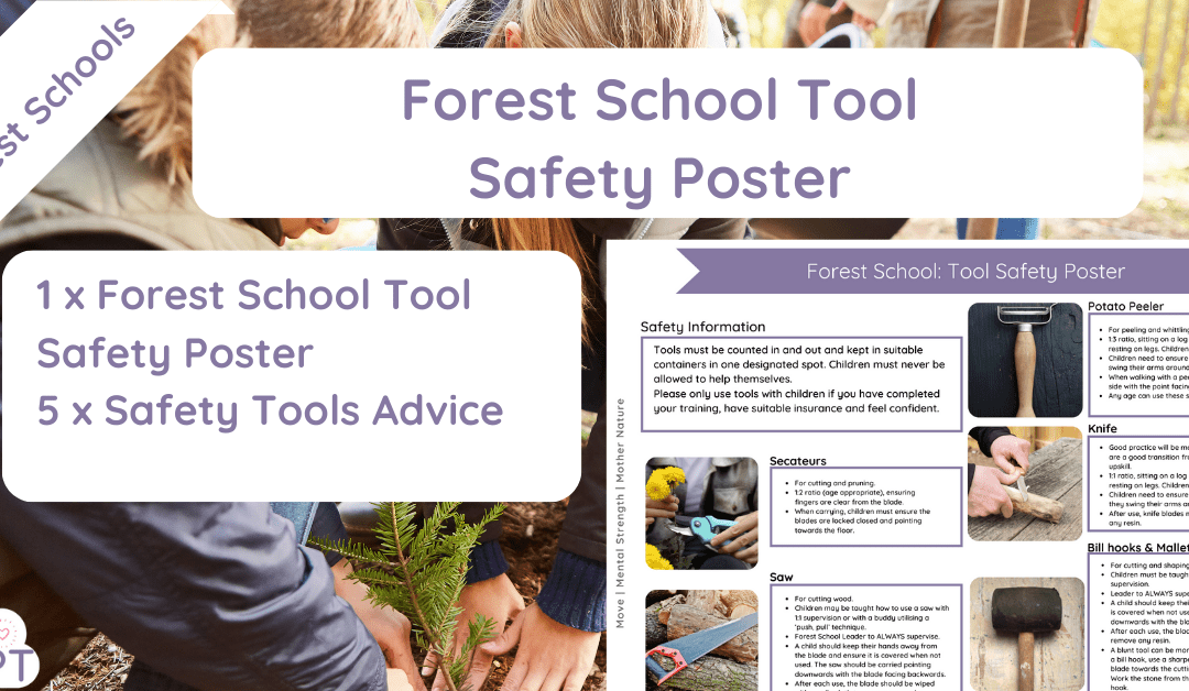 Forest School Tool Safety Poster
