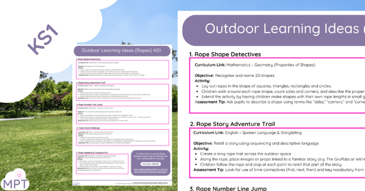 outdoor learning ideas