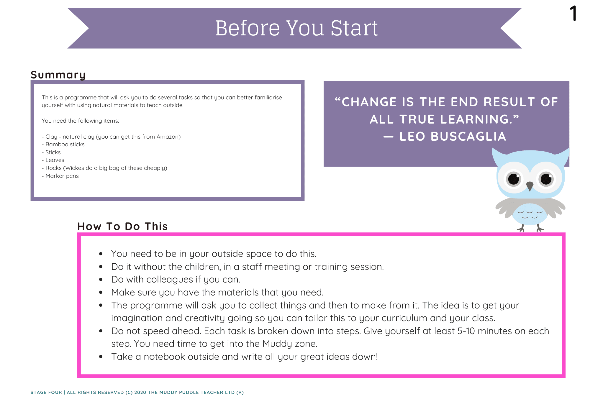 upskill on natural resources