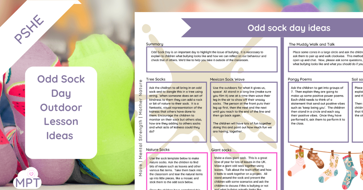 Odd Sock Day Lesson Ideas