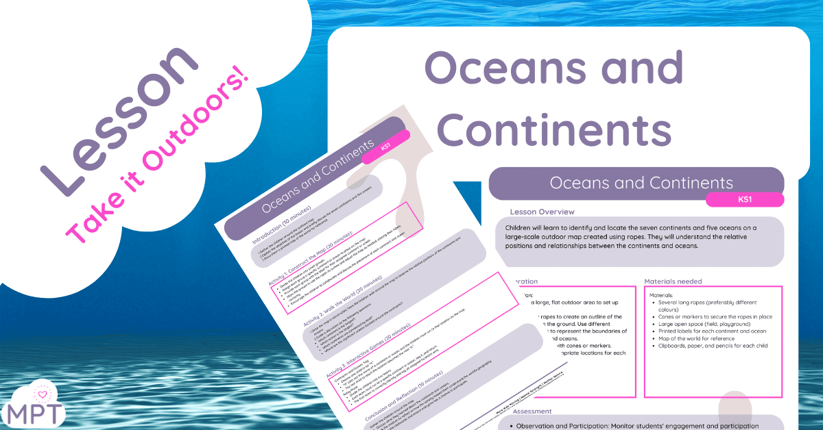 continents and oceans