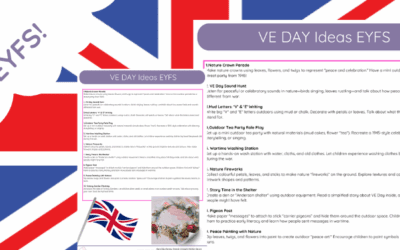 10 Outdoor Ideas for VE Day – EYFS