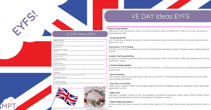 10 Outdoor Ideas for VE Day – EYFS