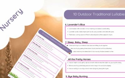 Outdoor Lullaby Activities for Babies