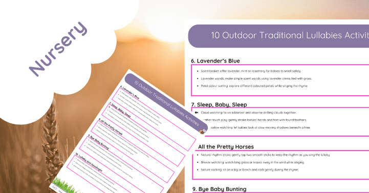 Outdoor Lullaby Activities for Babies