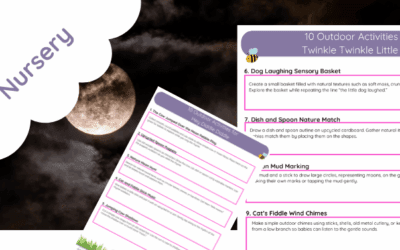 10 Outdoor Hey Diddle Diddle Activity Ideas