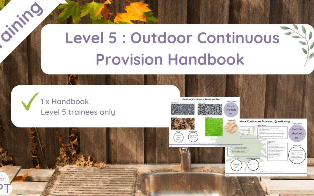 Level 5 Outdoor continuous provision training