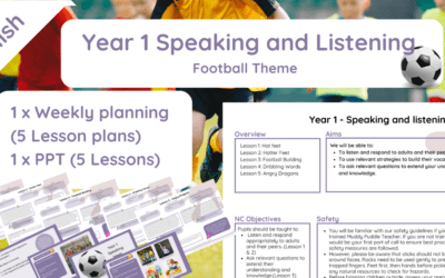Speaking & Listening (Year 1) Football Theme