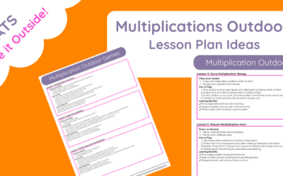 Outdoor Multiplication Lesson Plans