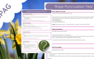 Year 1 Punctuation (Rope Method)