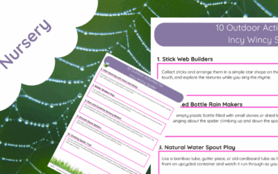 10 Outdoor Activities for Incy Wincy Spider