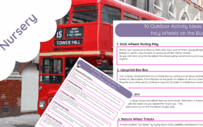 10 Outdoor Activity Ideas for Wheels on the Bus