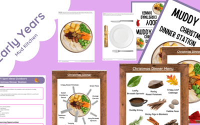 Muddy Christmas Dinner – Mud Kitchen Activity Pack