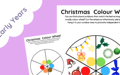 Christmas Colour Wheel – Early Years Outdoors
