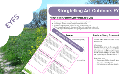 Storytelling Art Outdoors EYFS