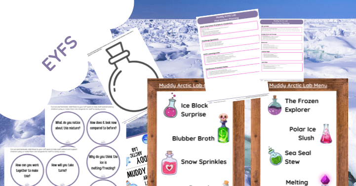 Arctic Lab Themed Mud Kitchen Pack