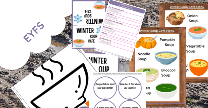 Winter Soup Mud Kitchen Ideas Pack