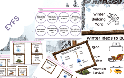 Outdoor Construction Area : Winter Theme