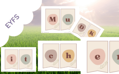 Mud Kitchen Bunting – Early Years Outdoors