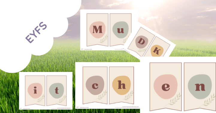 Mud Kitchen Bunting – Early Years Outdoors