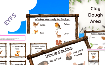 Early Years Outdoor Clay Area – Winter Theme – Continuous Provision